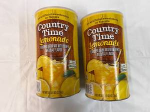 lot 286 image: 2x 5.25lb Country Time Lemonade