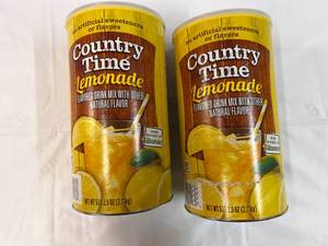 lot 287 image: 2x 5.25lb Country Time Lemonade