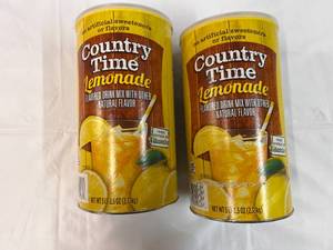 lot 288 image: 2x 5.25lb Country Time Lemonade