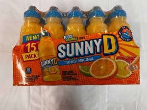 lot 290 image: 15 Pack of 11.3oz Bottles Sunny D