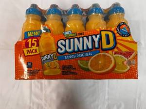 lot 291 image: 15 Pack of 11.3oz Bottles Sunny D