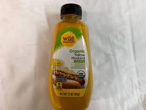 lot 304 image: 6x 12oz  Organic Yellow Mustard
