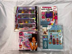 lot 312 image: Nail Polish, Bath Bombs, Sand Art & Shimmer Bandz