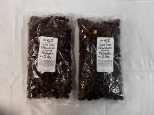 lot 326 image: 2x 2lb bags Sea Salt  Chocolate Covered Peanuts