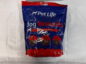 lot 332 image: 4x 15oz bags Pet Life Dog Biscuits
