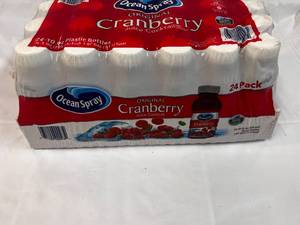 lot 335 image: 24x 10oz Bottles Cranberry Juice