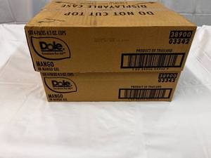 lot 336 image: 12x 4 Packs Mango in Mango Gel