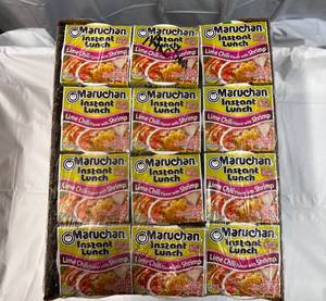 lot 340 image: 3x 12packs Ramen Noodle Soup-Lime Chili wShrimp