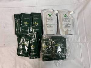 lot 347 image: 30 Regis Olive Oil  Hair Masks & 2 Deep Conditioners w1000mg CBB Oil
