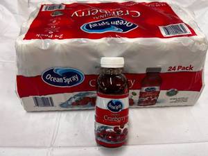 lot 85 image: 24x 10oz Bottles Cranberry Juice