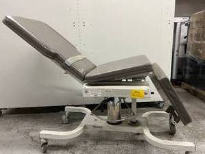 lot 15 image: MSRP $6000 Biodex Medical System 056-605 Multi-Adjustable Hydraulic UpDown Ultrasound Table - 1st Pic Is A Stock Pic - Good Working Condition - Missing Side Arm Rest