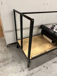lot 32 image: Extra Large Heavy-Duty Machinery Transport Dolly Trolley Cart - In Great Condition Contents Not Included