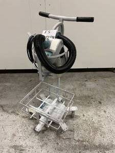 lot 48 image: $$$$ Hovertech International HTAIR 1200-A Patient Transport System Air Supply with HMC-U Universal HoverMatt Cart - In Excellent Working Condition