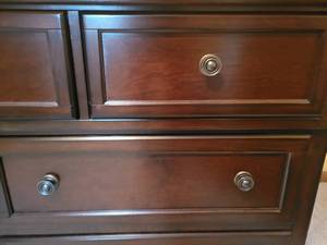 Long wooden dresser