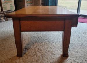 Oak coffee table