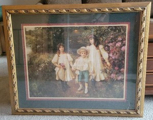Artwork - scenes of gardens and children