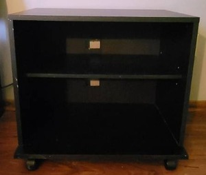 Full bed frame and side table