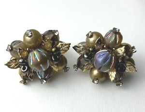 Vintage Vendome Clip On Earrings (1 18 Diameter)