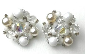 Vintage (Made in Germany) Clip On Earrings (1.25 Diameter)