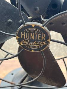 Antique Hunter Century 12 Oscillating Desk Fan