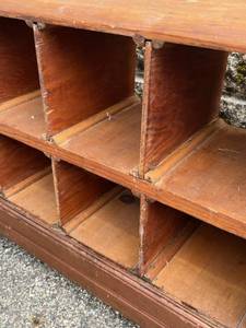 Primitive Cubby Cabinet (18.5 T x 37.5 W x 8 D)