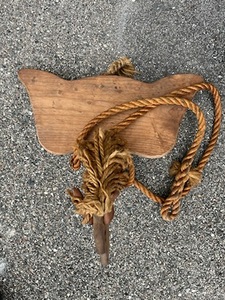 Vintage Wooden Horse Tree Swing