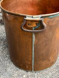 Vintage Copper Distilling Bucket (19 T x 12 Diameter)