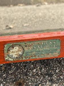 Vintage Wooden Medicine Cabinet (29.5 T x 18.25 W x 6.5 D)