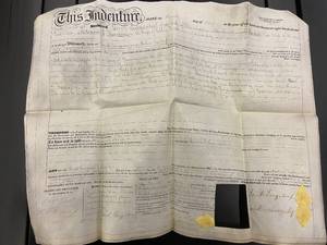 lot 4 image: 1865 Property Indenture Document - Philadelphia