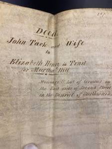 lot 9 image: Historical Legal Deed Document