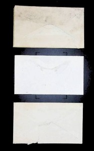 lot 13 image: Assortment of Three Vintage Postmarked Envelopes