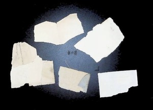 lot 16 image: Assorted Collection of Vintage Postal Stamp Fragments