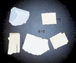 lot 19 image: Assorted Collection of Vintage Postal Stamp Fragments