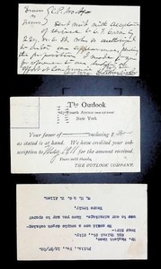 lot 21 image: Trio of Vintage Postcards with Handwritten Correspondence