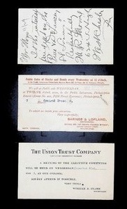 lot 23 image: Trio of Vintage Postcards with Handwritten Correspondence