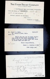 lot 25 image: Trio of Vintage Postcards with Handwritten Correspondence