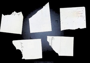 lot 26 image: Assorted Collection of Vintage Postal Stamp Fragments