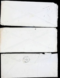 lot 32 image: Assortment of Three Vintage Postmarked Envelopes