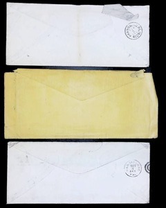 lot 35 image: Assortment of Three Vintage Postmarked Envelopes