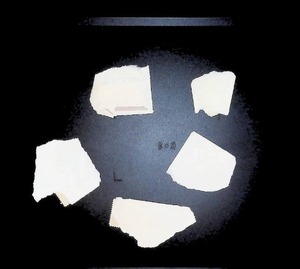 lot 42 image: Assorted Collection of Vintage Postal Stamp Fragments