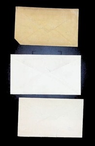 lot 50 image: Set of Three Antique Postal Envelopes