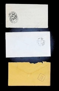 lot 68 image: Assortment of Three Vintage Postmarked Envelopes