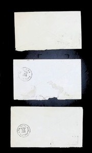 lot 77 image: Assortment of Three Vintage Postmarked Envelopes