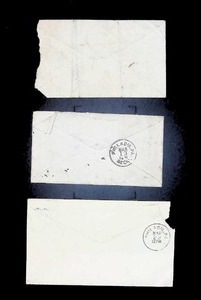 lot 78 image: Assortment of Three Vintage Postmarked Envelopes