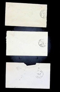 lot 89 image: Assortment of Three Vintage Postmarked Envelopes