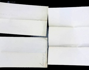 lot 109 image: 1863 Historical Document Collection Featuring Appletons Cyclopaedia Subscription Receipt