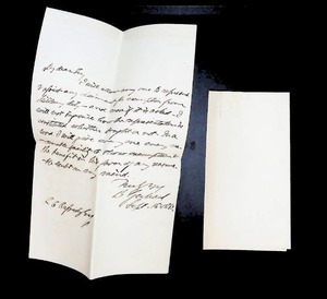 lot 129 image: 19th-Century Handwritten Letters - Historical Correspondence Collection