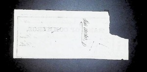 lot 134 image: 1863 Bank of Commerce Philadelphia Check