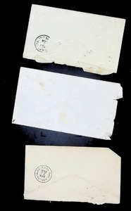 lot 148 image: Trio of Antique Sanger & Pister Business Envelopes, Late 19th Century
