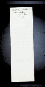 lot 183 image: 1864 Handwritten Letter from Harrisburg, Pennsylvania